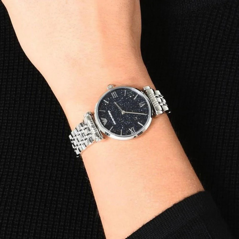 Women's Emporio Armani Gianni T-Bar Watch - AR11091